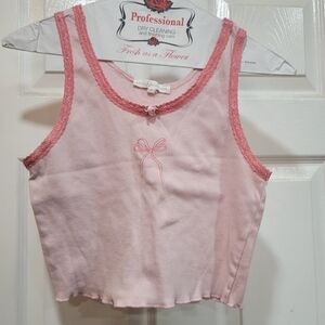 Love & Lazy Days Juniors/Teen Pink Babydoll Top, Size S